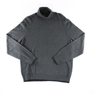 INC NEW Heather Onyx Gray Pullover Turtleneck